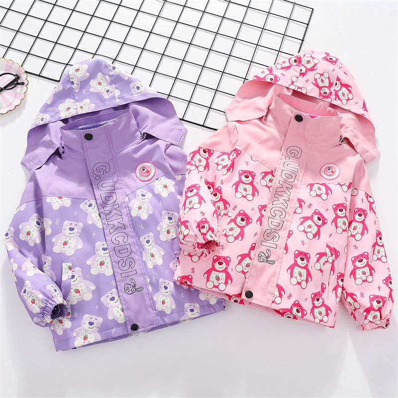 Áo Khoác Lót Nhung Dày Dặn Phong Cách Mới Cho Bé Gái