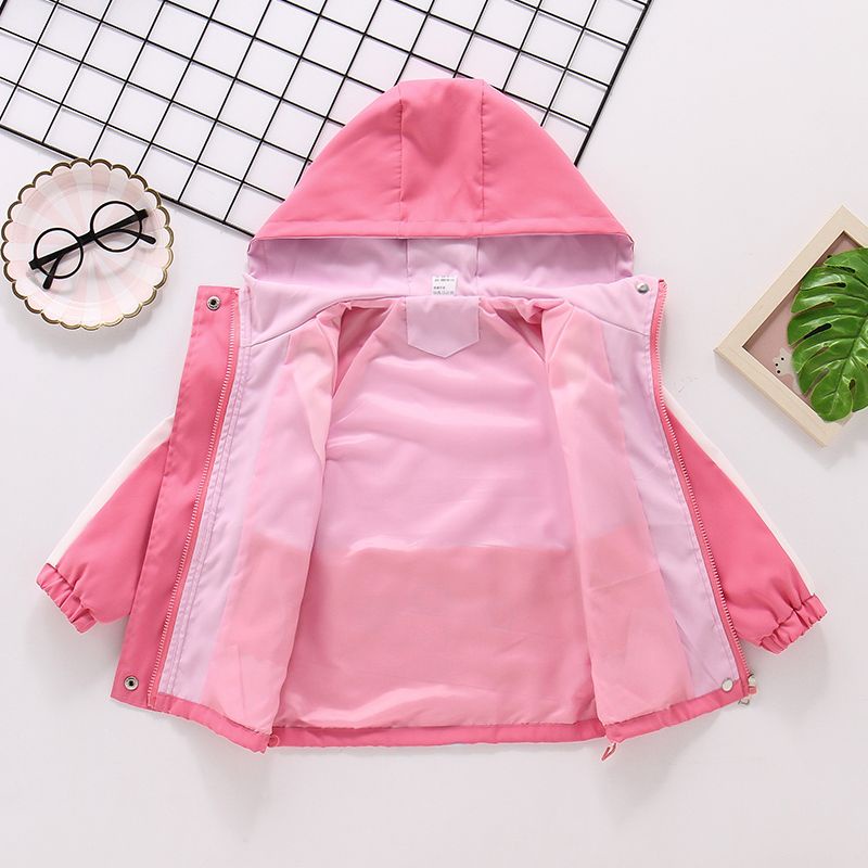 Áo Khoác Chống Gió Phong Cách Thời Trang Xuân Thu Mới 2023 Dành Cho Bé Trai Và Bé Gái