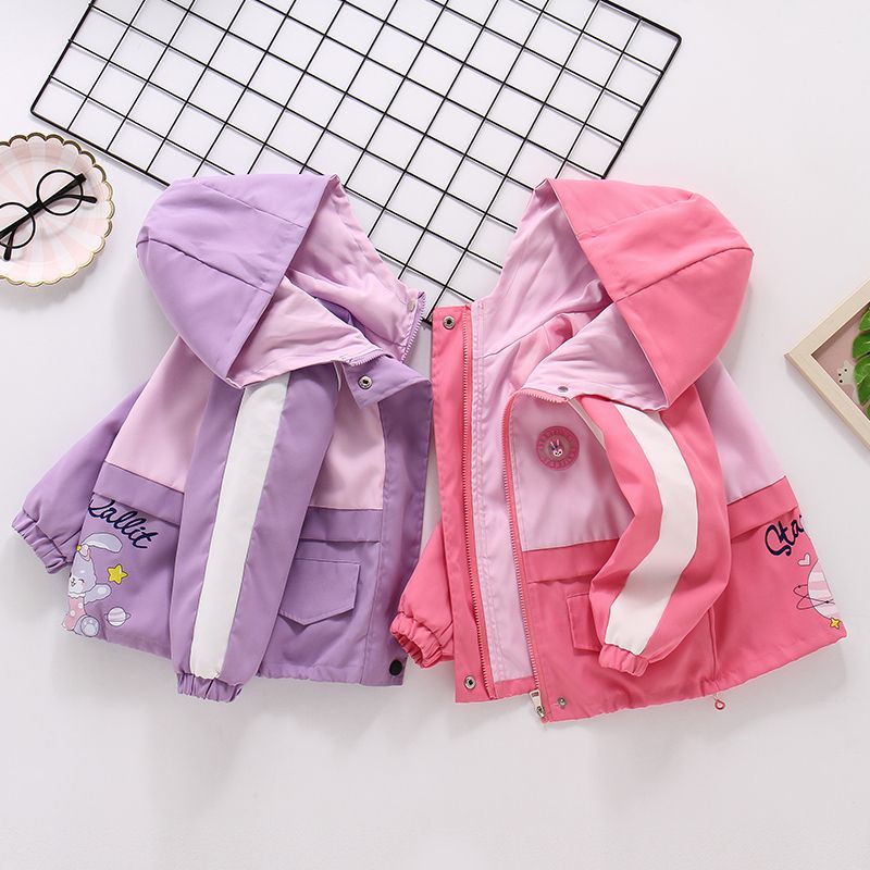 Áo Khoác Chống Gió Phong Cách Thời Trang Xuân Thu Mới 2023 Dành Cho Bé Trai Và Bé Gái