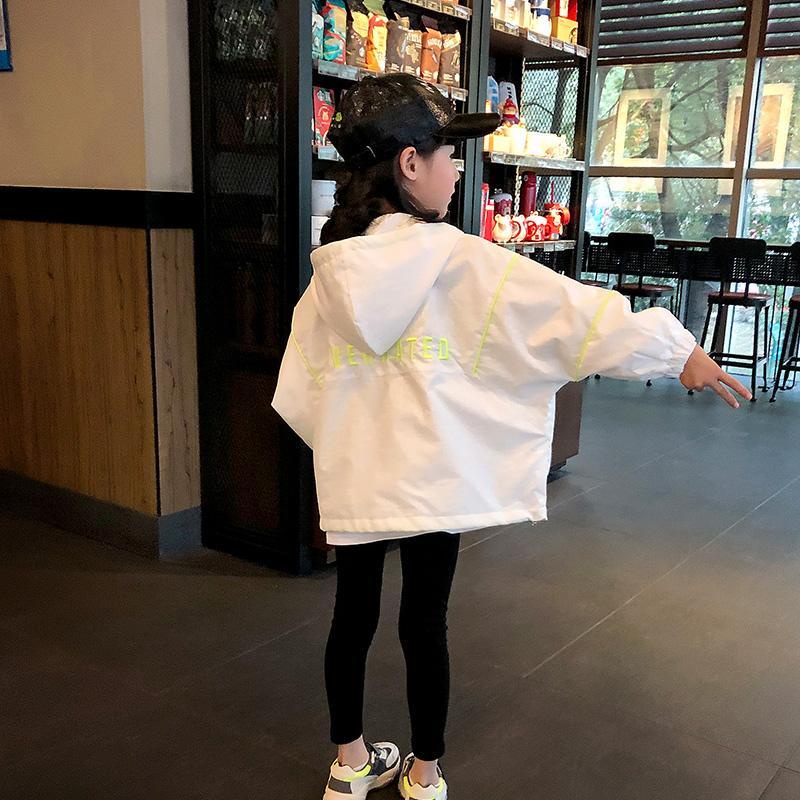 Áo Khoác Có Mũ Trùm Dáng Rộng Thời Trang Mùa Xuân Mới 2023 Cho Bé Gái