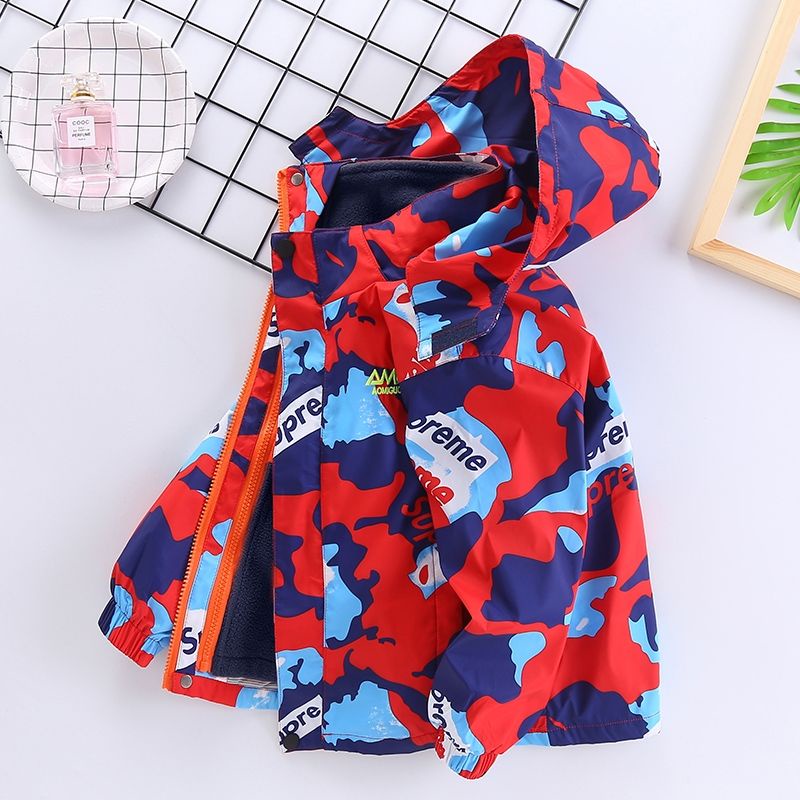 Áo Khoác Dày Chống Gió Phong Cách Thu Đông Mới 2023 Cho Bé Trai