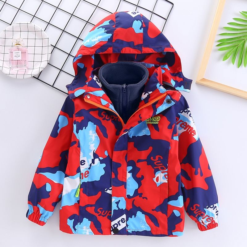 Áo Khoác Dày Chống Gió Phong Cách Thu Đông Mới 2023 Cho Bé Trai