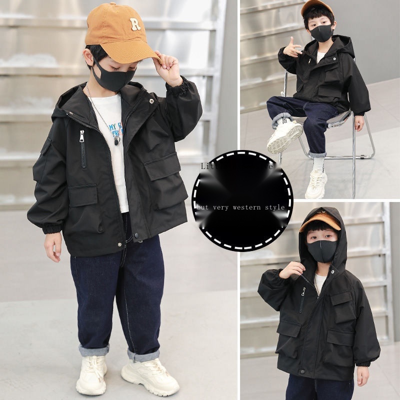 Áo Khoác Gió Mẫu Mới 2023 Thời Trang Xuân Thu Cho Bé Trai