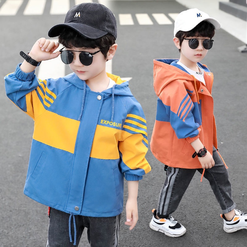 Áo Khoác Gió Phong Cách Thời Trang Xuân Thu Mới 2023 Dành Cho Bé Trai