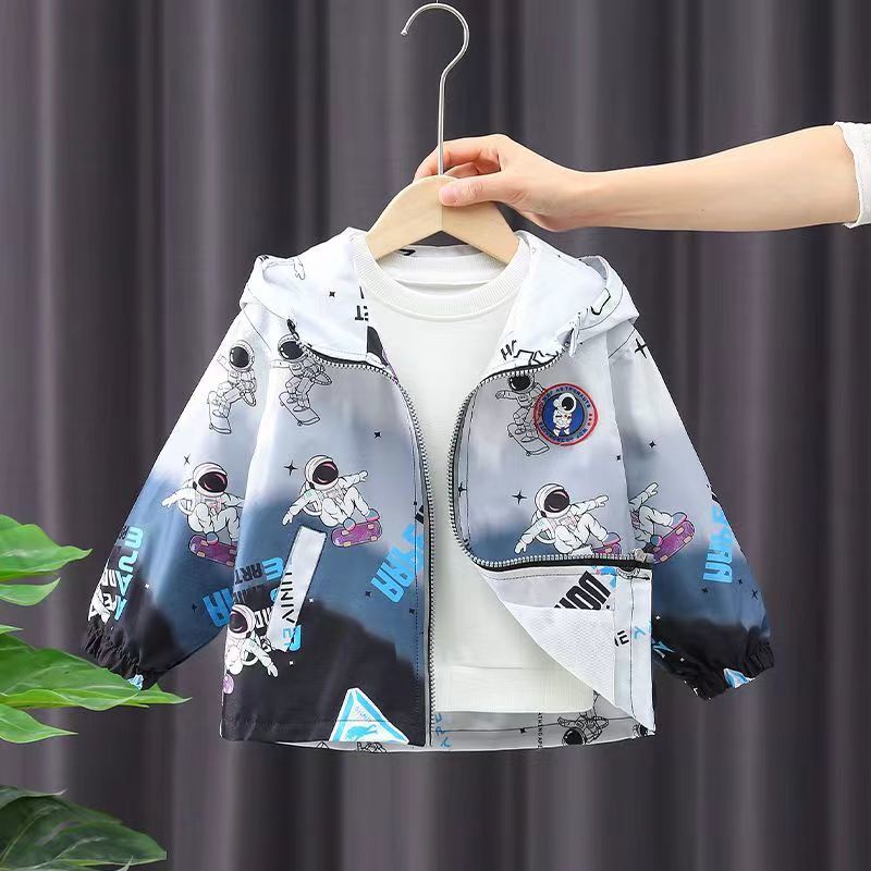 Áo Khoác Xuân Thu Phong Cách Mới 2023 Cho Bé Trai