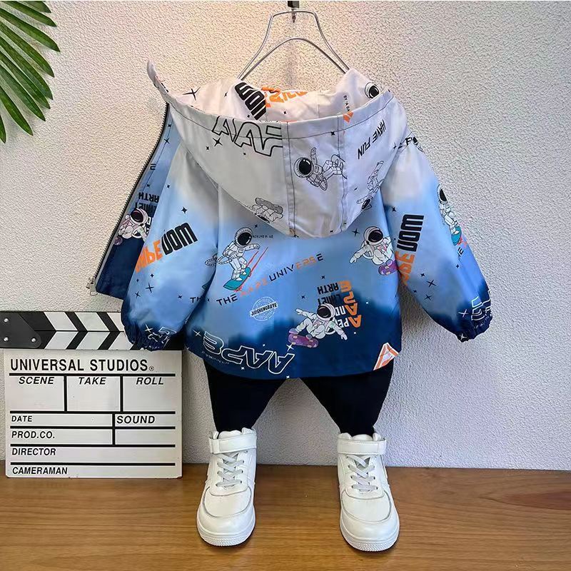 Áo Khoác Xuân Thu Phong Cách Mới 2023 Cho Bé Trai