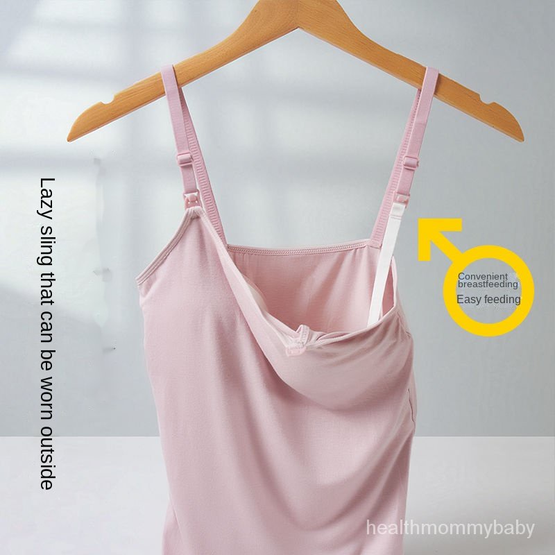 Áo Ba Lỗ Cho Con Bú  Phương Thức  Mẫu Mỏng  Hai Dây Mẹ Bầu  Cho Con Bú Sau Sinh Áo Mặc Trong Thoải Mái  Siêu Mỏng Nhẹ