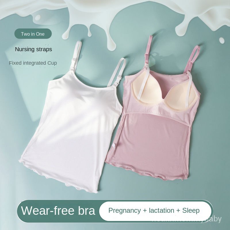 Áo Ba Lỗ Cho Con Bú  Phương Thức  Mẫu Mỏng  Hai Dây Mẹ Bầu  Cho Con Bú Sau Sinh Áo Mặc Trong Thoải Mái  Siêu Mỏng Nhẹ