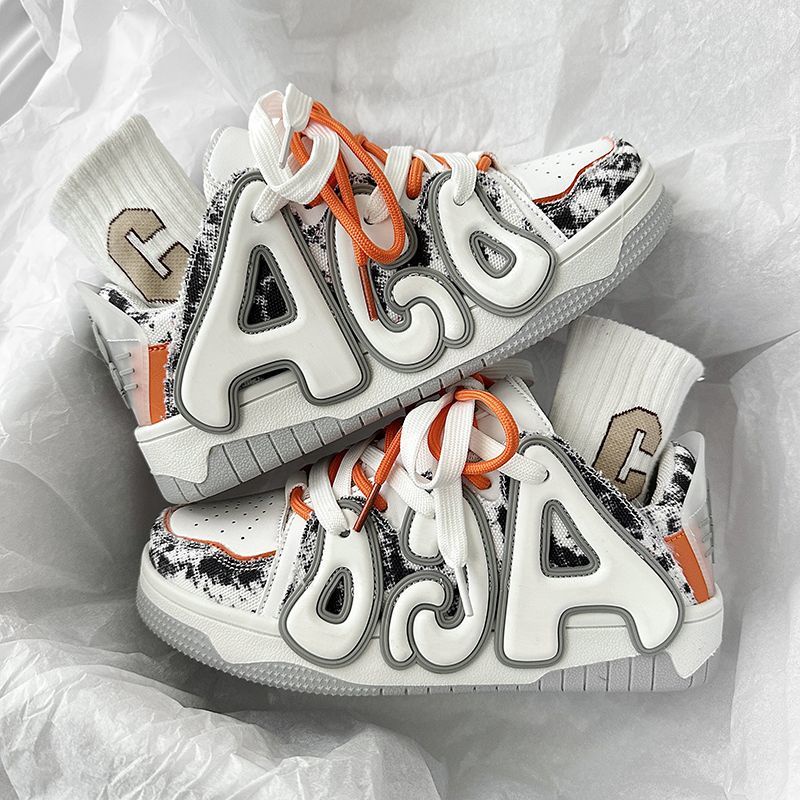 Giày Bánh Mì Đế Dày Phong Cách hip hop Thời Trang Cho Nam Và Nữ