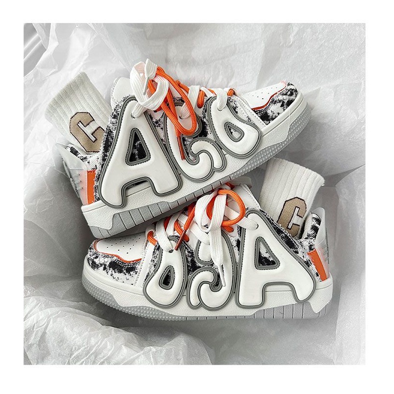 Giày Bánh Mì Đế Dày Phong Cách hip hop Thời Trang Cho Nam Và Nữ