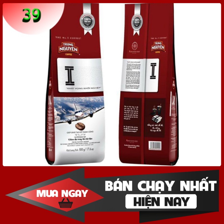 Nguyên chất Cafe trung nguyên bịch 500g - 2 loại chữ S và chữ I