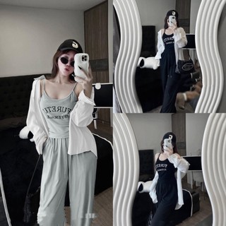 Set thun tăm 3 món, chất thun tăm giãn mềm lên form cực đẹp