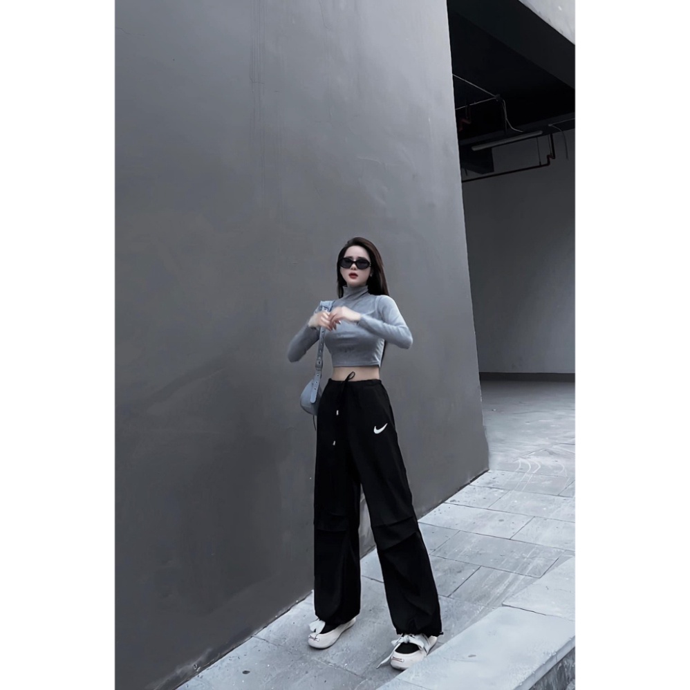 Set Áo Tăm Zip Trơn Basic, Mix Quần Kaki Nhún Siêu Cá Tính