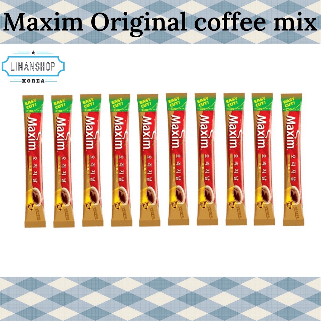 Nguyên chất 10 Gói cà phê hòa tan MAXIM nhiều loại tùy chọn