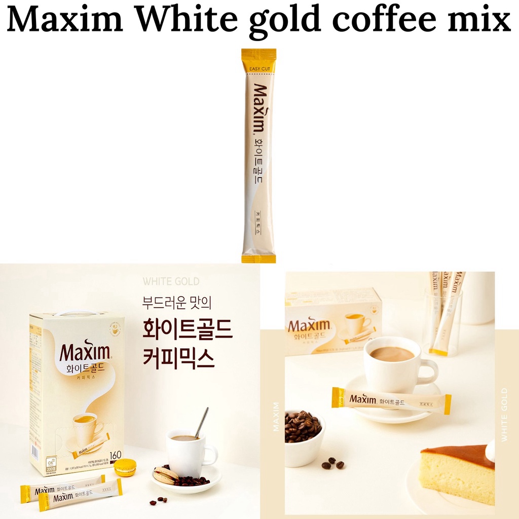 Nguyên chất 10 Gói cà phê hòa tan MAXIM nhiều loại tùy chọn