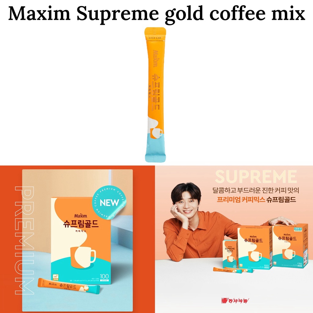 Nguyên chất 10 Gói cà phê hòa tan MAXIM nhiều loại tùy chọn