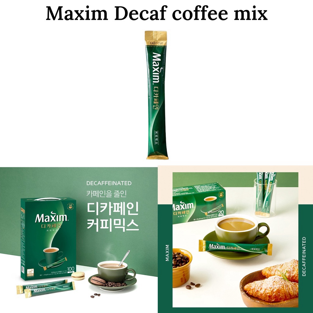 Nguyên chất 10 Gói cà phê hòa tan MAXIM nhiều loại tùy chọn