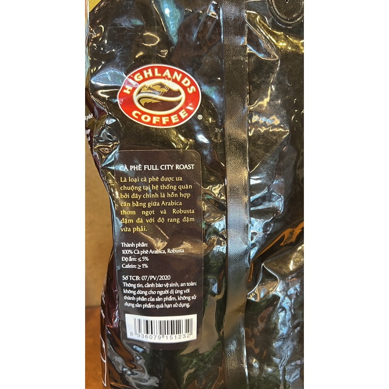 Nguyên chất Cà phê Highland Truyền thống 1KG/ Cà phê nguyên hạt Full City Roast 1KG
