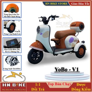 Xe điện 3 bánh dành cho người già, người khuyết tật, Hàng chính hãng, bảo hành 3 năm - YOBO V1