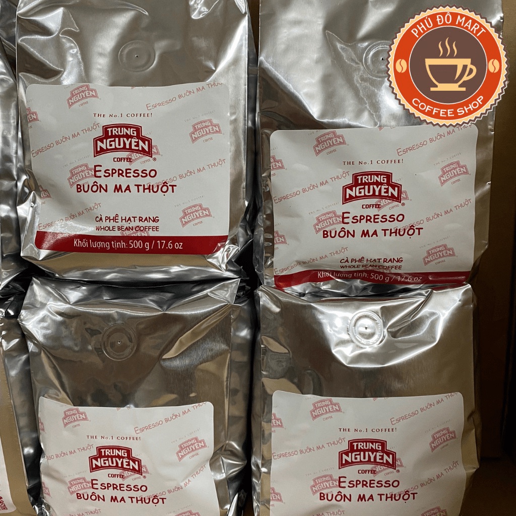 Nguyên chất Cà phê Hạt Pha Máy Trung Nguyên Espresso Buôn Ma Thuột