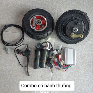 Combo chế xe scooter điện bánh 8 inch động cơ 3 pha không chổi than