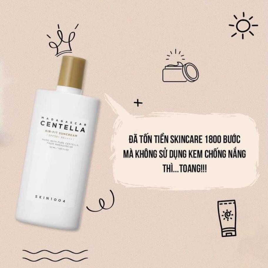 Kem chống nắng centella Skin1004 Air Fit SunCream Plus SPF50+ PA+++ 50ml