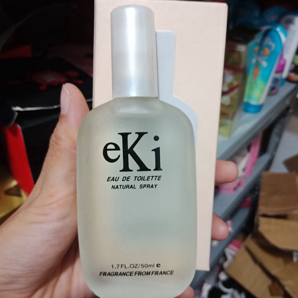 Kết hợp Nến thơm + Nước Hoa Nữ EKi Trắng 50ml Lưu Hương Lâu 12h chính hãng