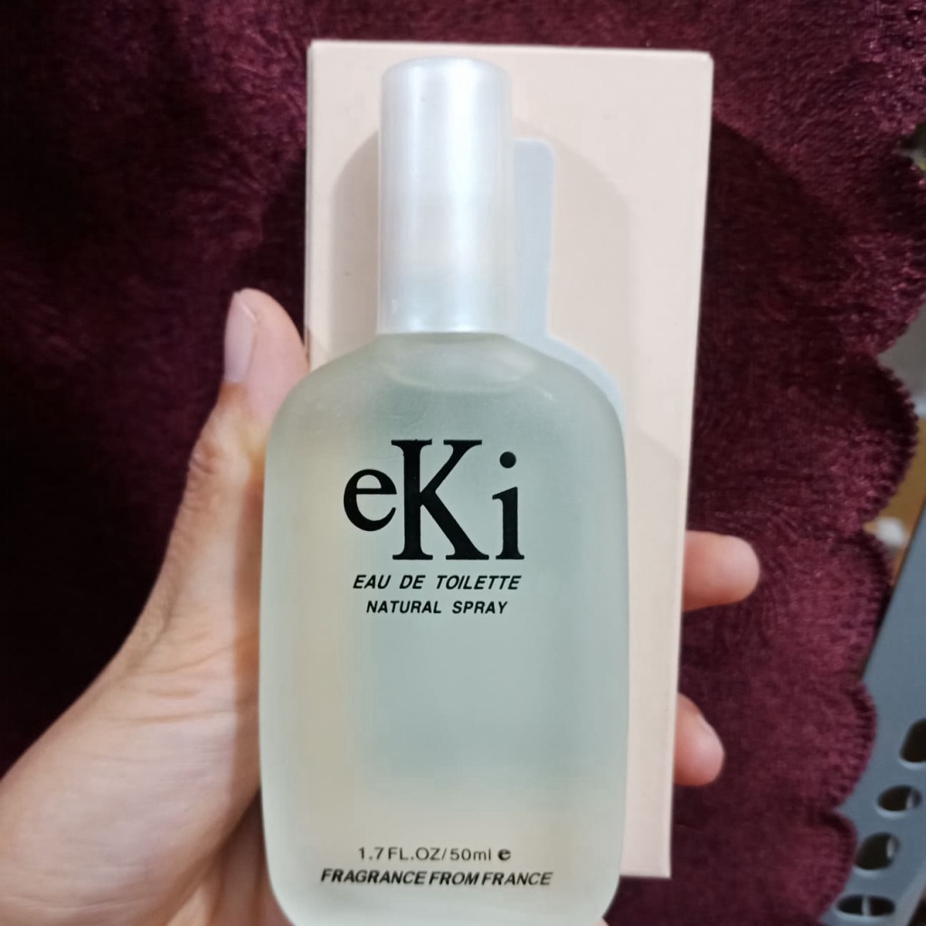 Kết hợp Nến thơm + Nước Hoa Nữ EKi Trắng 50ml Lưu Hương Lâu 12h chính hãng