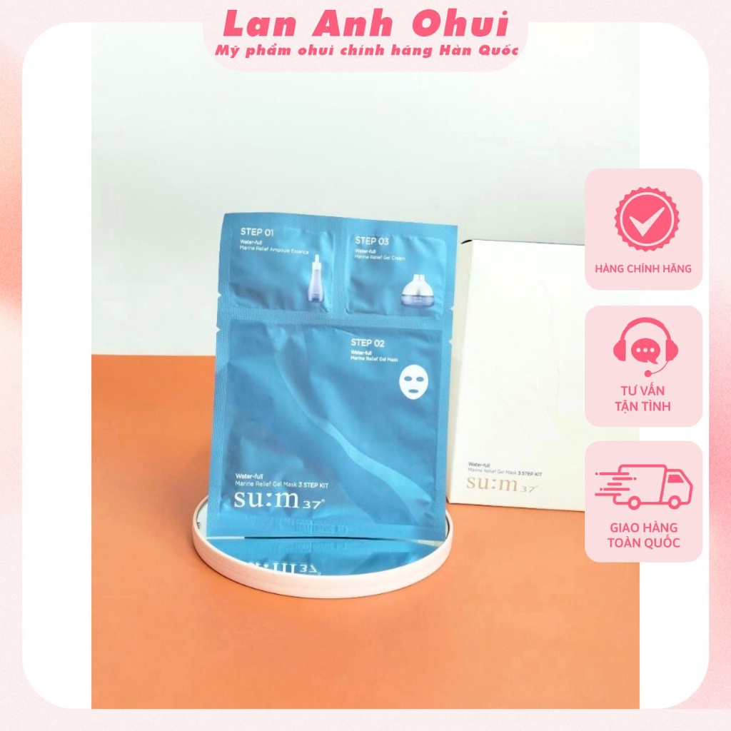 MẶT NẠ SUM XANH DÒNG TIMELESS WATER GEL MASK 3 STEP KIT TRẮNG MỊN, GIẢM NHỜN, SẠCH MỤN