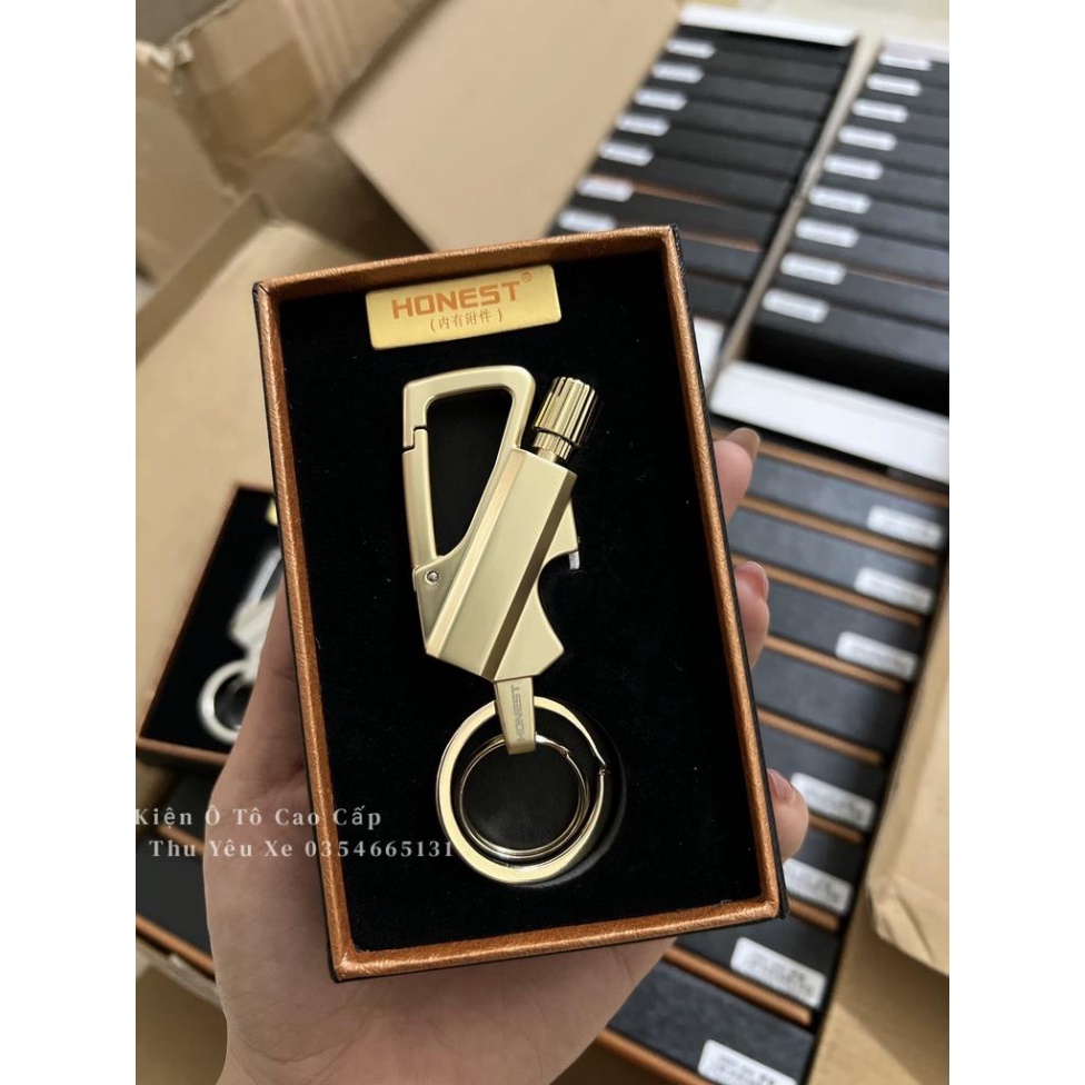 Móc chìa khoá ô tô, xe máy JOBON, HONEST 3in1 cao cấp có sỉ