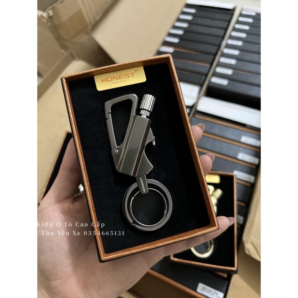Móc chìa khoá ô tô, xe máy JOBON, HONEST 3in1 cao cấp có sỉ