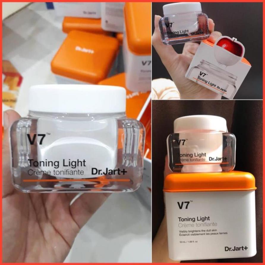 Kem Dưỡng Da V7 Toning Light 50ml Thu Nhỏ Và Se Khít Lỗ Chân Lông – Làm Sáng Tone Da