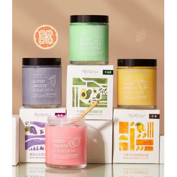 Muối Tắm Tẩy Tế Bào Chết Trái Cây, Tẩy tế bào chết cho da Feotznw 270g FBTT1