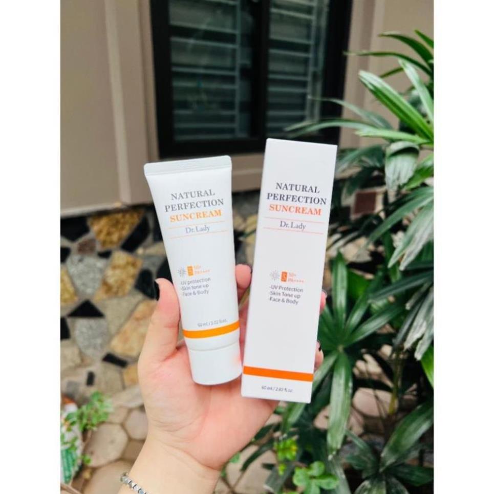 Kem chống nắng Dr.Lady Suncream 60ml nâng tone, kiềm dầu