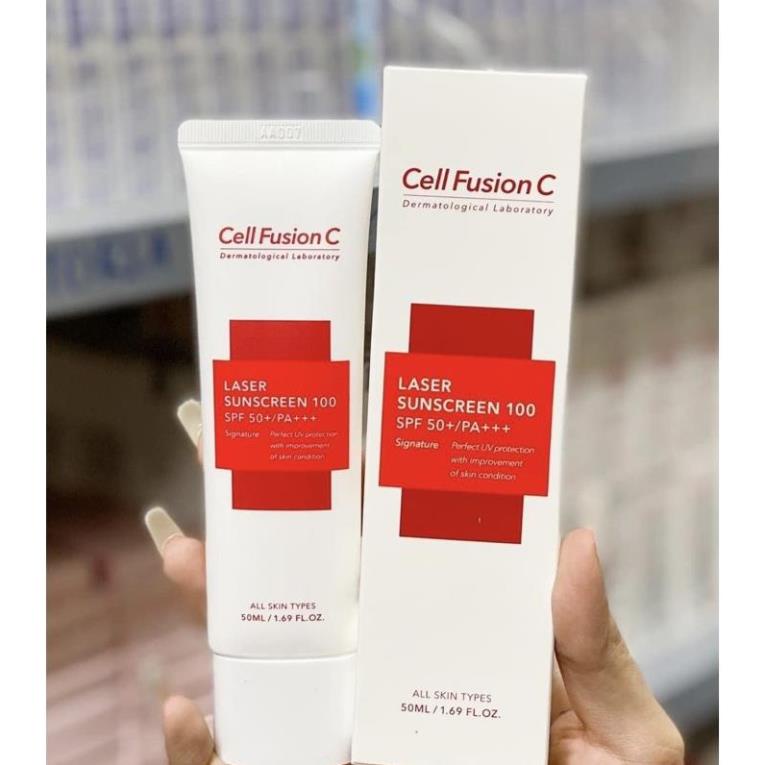 Kem Chống Nắng Dưỡng Trắng Nâng Tone Cell Fusion C 50ml