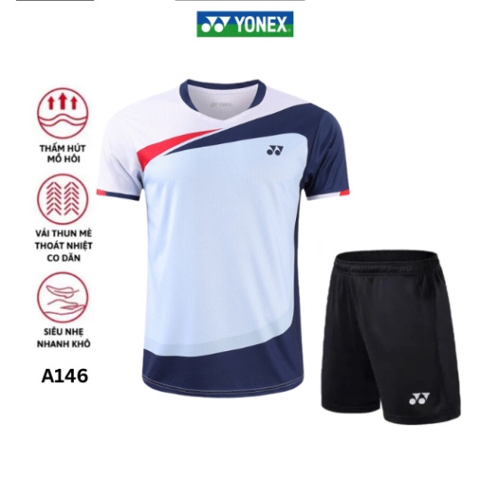 Áo cầu lông, quần cầu lông Yonex FA146 chuyên nghiệp mới nhất sử dụng tập luyện và thi đấu cầu lông CÓ NHẬN IN