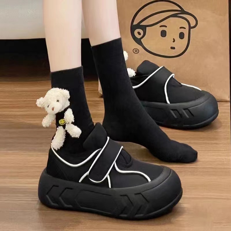 Giày Thể Thao Nữ Đế Dày Tăng Chiều Cao Thời Trang 2023