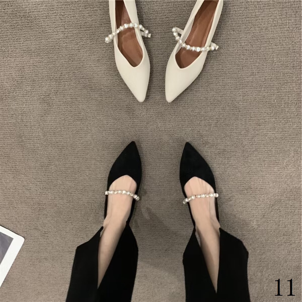 Giày Búp Bê Đế Bằng Phong Cách Hàn Quốc Thời Trang Mùa Xuân Mới 2023