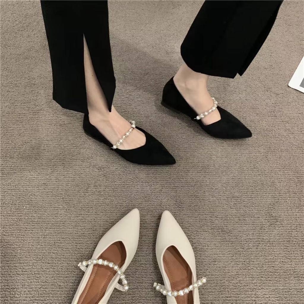 Giày Búp Bê Đế Bằng Phong Cách Hàn Quốc Thời Trang Mùa Xuân Mới 2023