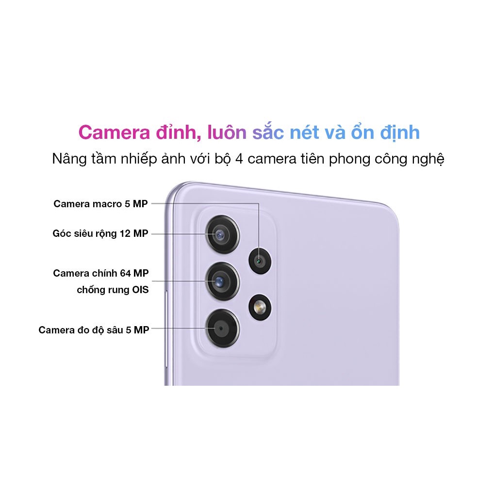 Điện thoại Samsung Galaxy A52s 5/128GB Bảo Hành 12 Tháng Lỗi 1 Đổi 1 Trong 7 Ngày **