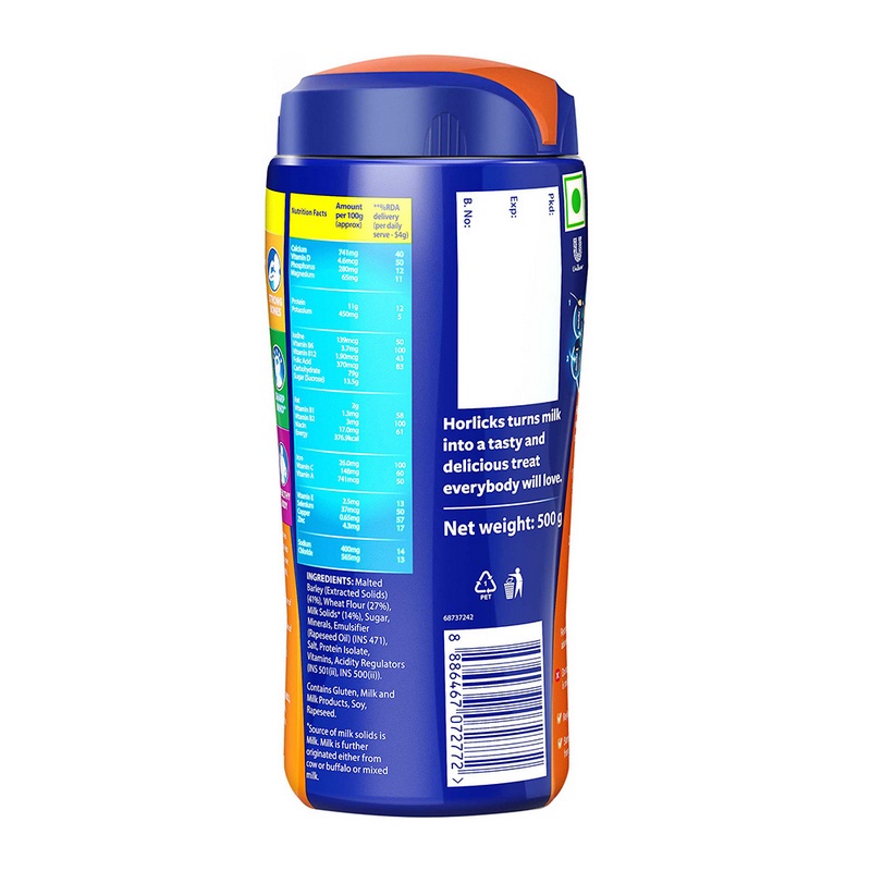 Sữa bột Horlicks vị chocolate/truyền thống 500g