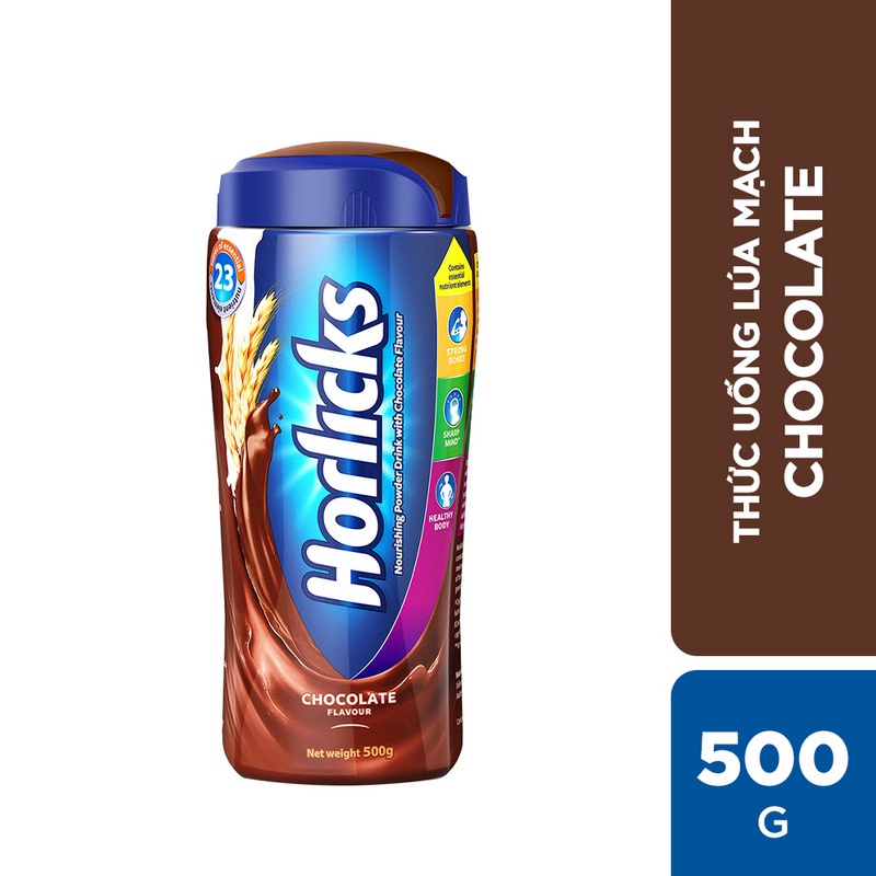 Sữa bột Horlicks vị chocolate/truyền thống 500g