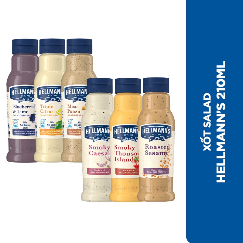 Xốt salad Hellmann's 210ml