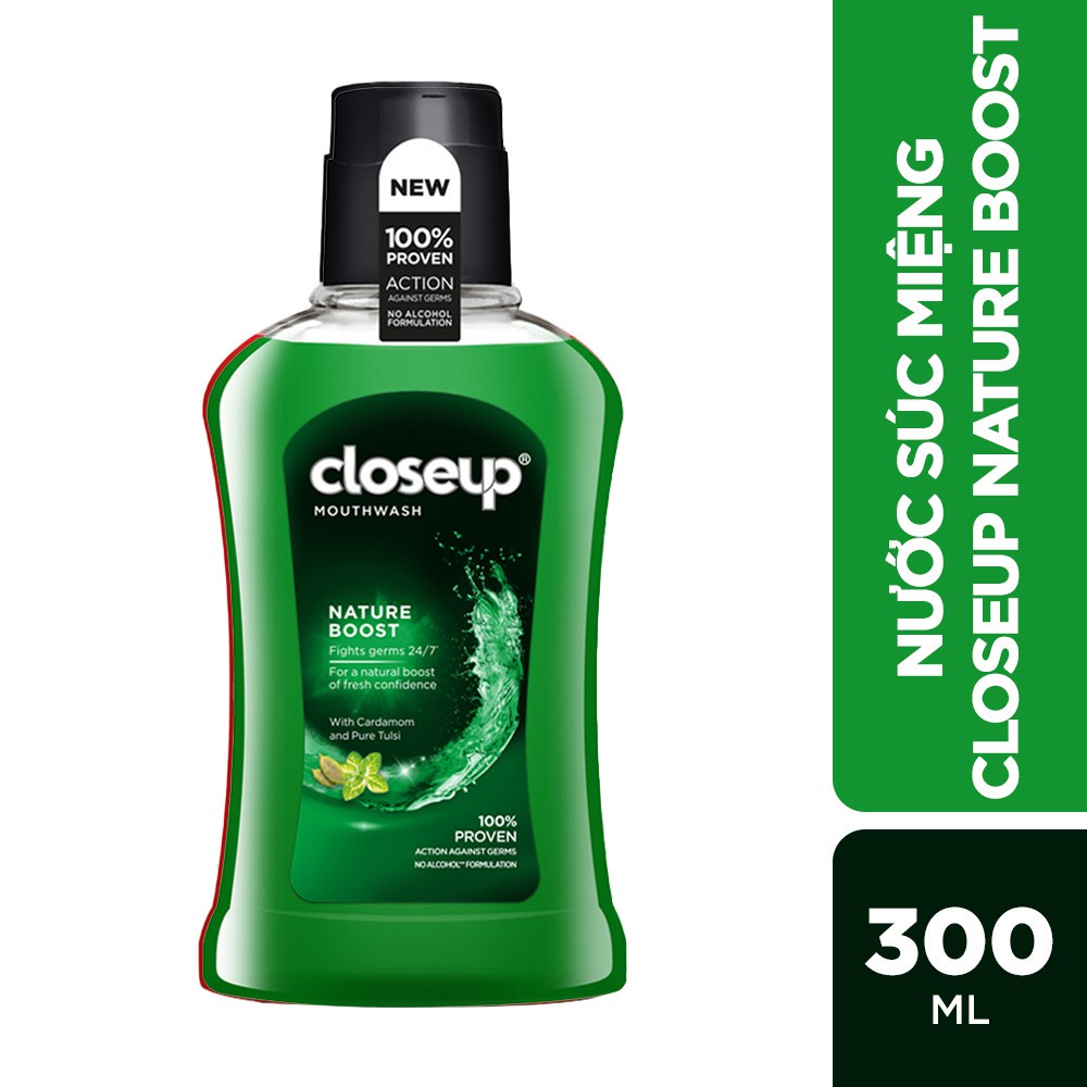 Combo 2 nước súc miệng CloseUp Nature Boost