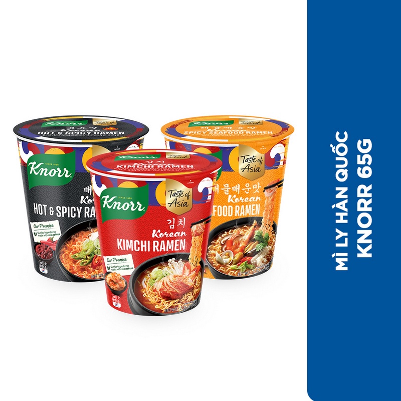 Mì ly Hàn Quốc hiệu Knorr 65g