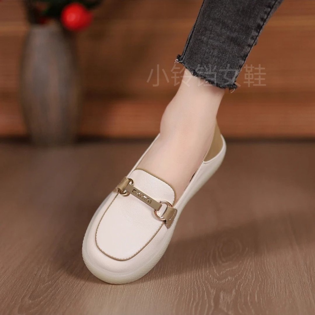 Giày Da Thật Đế Mềm Thoải Mái Thời Trang Cho Nữ