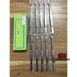 Kẹp gắp cong, nỉa cong, nỉa gắp, nhíp gắp cong nha khoa 16cm