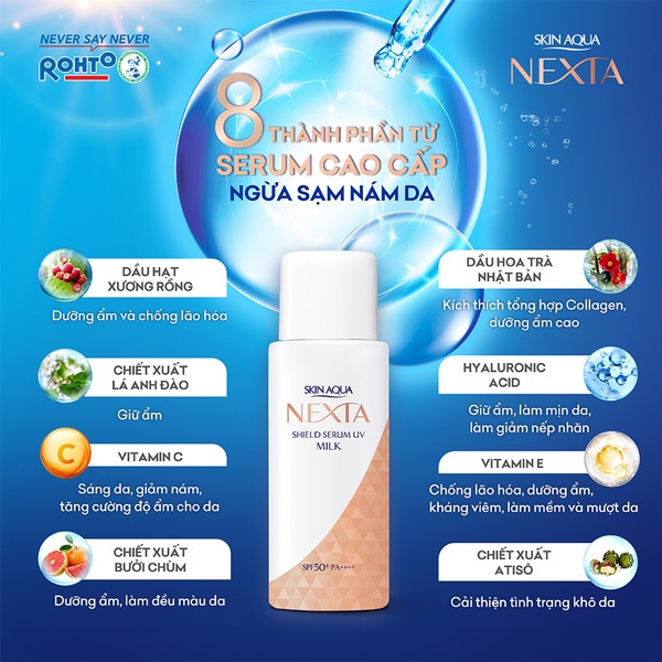 Tinh Chất Chống Nắng Skin Aqua Nexta Shield Serum UV Milk 50g