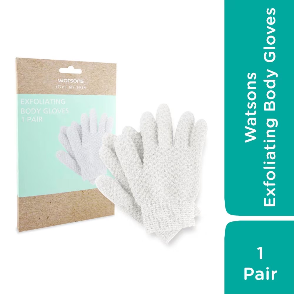 Găng Tay Tắm Watsons Exfoliating Body Gloves 1 Pair