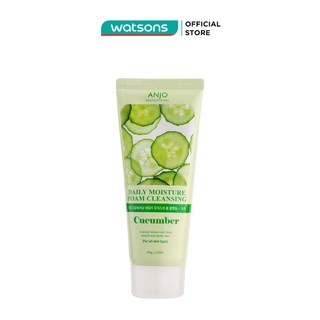 Sữa Rửa Mặt Tạo Bọt Anjo Professional Chiết Xuất Dưa Leo Daily Foam Cleansing Cucumber 100g